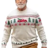 The Man with the Bag 2025 Arnold Schwarzenegger Christmas Sweater