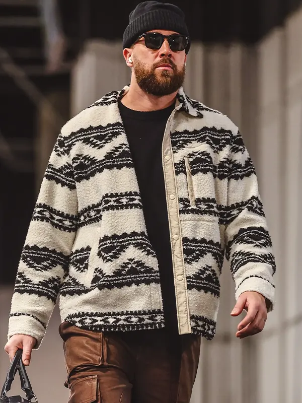 Travis Kelce Isabel Marant Maja Jacket