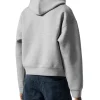 Weekday Simon Scuba Grey Zip Hoodie