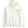 Boxy McLaren Graphic Hoodie White