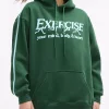 Exercise Your Mind, Body & Heart Oversized Hoodie