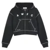 Arsenal AWFC Black Zip Hoodie