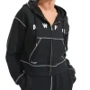 Arsenal AWFC Women Black Zip Hoodie